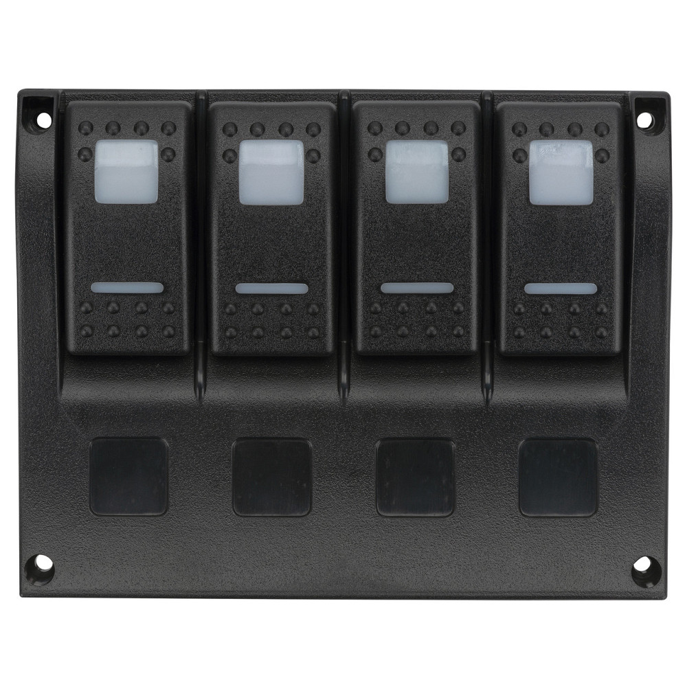 Панель переключателей (4 шт.) с индикаторами включения C91350 Киев - изображение 1