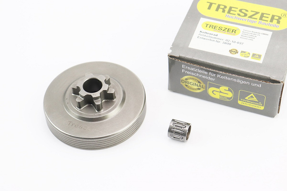 Тарілка зчеплення "зірка" 3/8-6 3800, Partner-340S/350S/360S, AL-KO + підшипник Киев - изображение 1