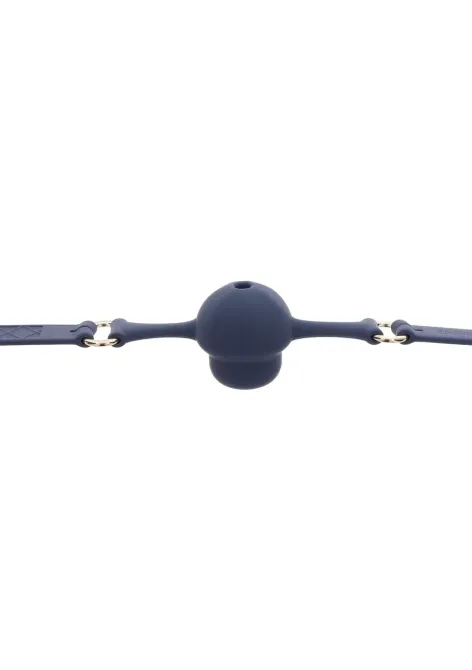 Силиконовый кляп-шарик Taboom Silicone Supreme, синий Sex Aura Киев - изображение 5
