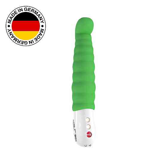 Вібратор точки G Fun Factory PATCHY PAUL fresh green, гнучкий, 12 режимів Sex Aura Київ