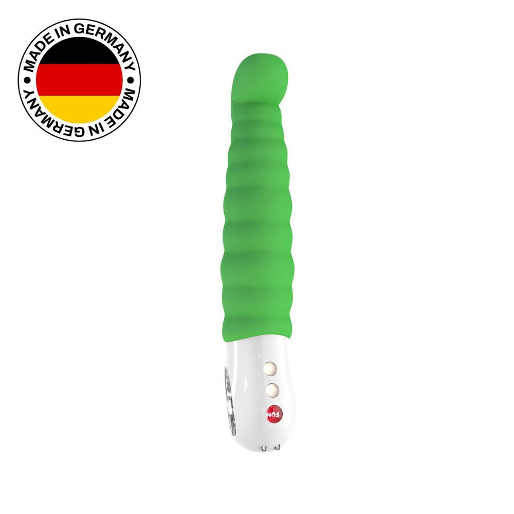 Вібратор точки G Fun Factory PATCHY PAUL fresh green, гнучкий, 12 режимів Sex Aura Київ - фото 1