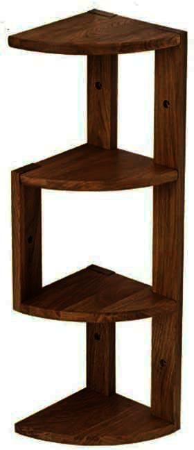 Угловая настенная полка 