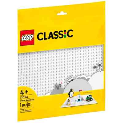 Конструктор LEGO Classic Базовая пластина белого цвета (11026) Винница