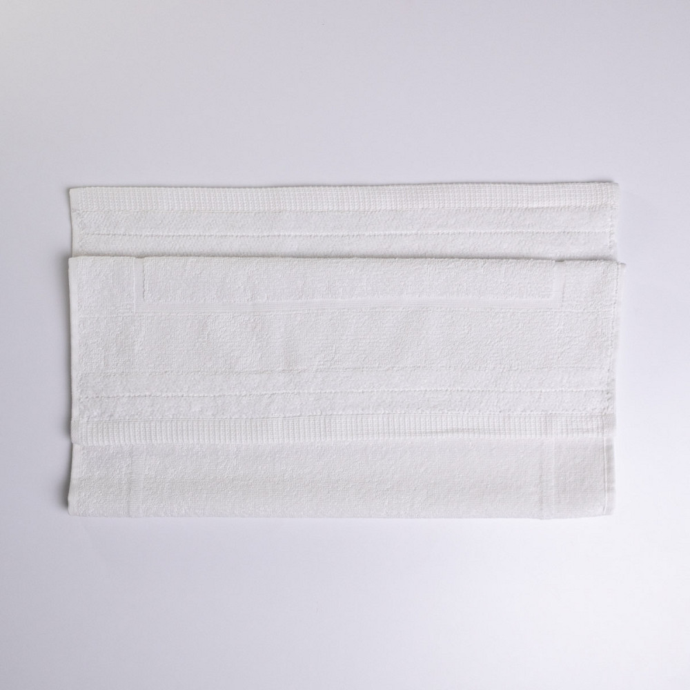 Махровое полотенце для ног Коврик GM Textile 50х70см 500г/м2 (Белый) Сумы - изображение 5