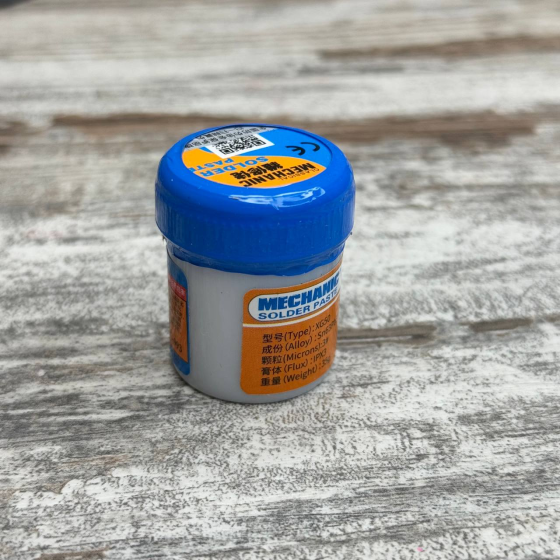 Паяльная паста MECHANIC XG-50 35г, флюс для пайки SMD BGA мелких деталей Киев