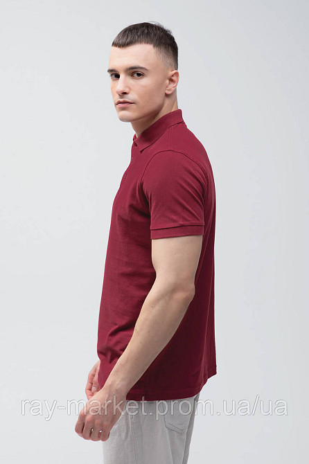 Поло классическое Stedman Lux Polo мужское бордовое (ST9060-BOD) XXL Киев - изображение 9