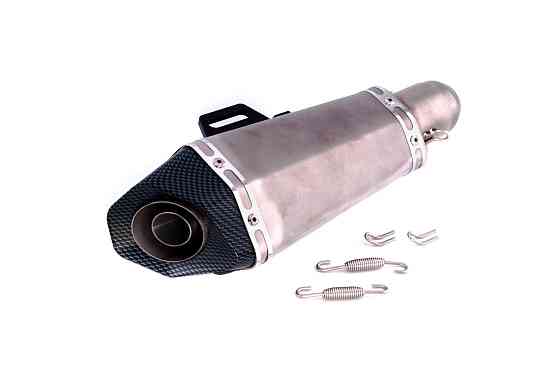 Глушник (тюнінг) 460*130mm (нержавіюча сталь, овал, прямоток) 118 Київ