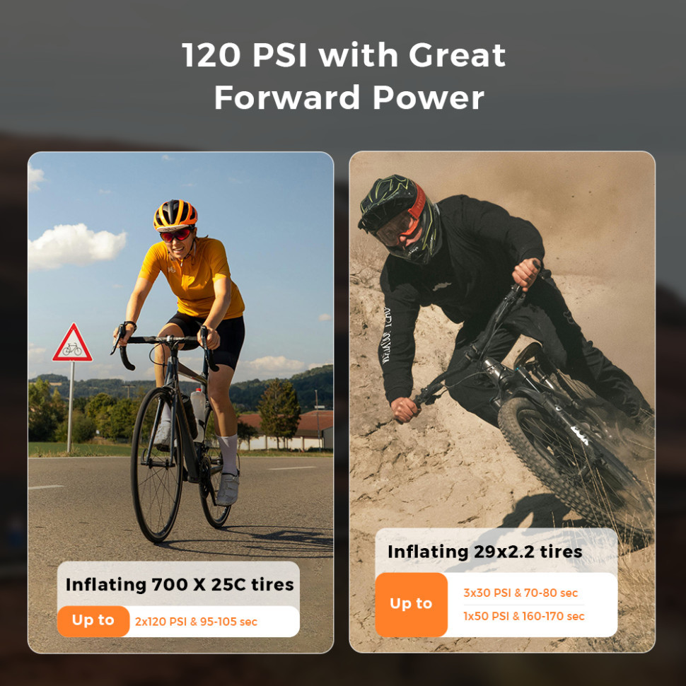 Велосипедний міні насос електричний Flextail Tiny Bike Pump Pro, 120 PSI Київ - фото 11