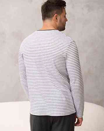 Чоловіча піжама з кофтою в смужку — Family look для пари Tom John 93482 XXL Київ