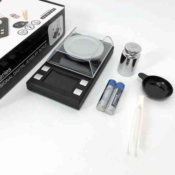 Ваги для вимірювання ваги коштовностей 100г, 0.001г точность Кишенькові на батарейках MA-48 Львів