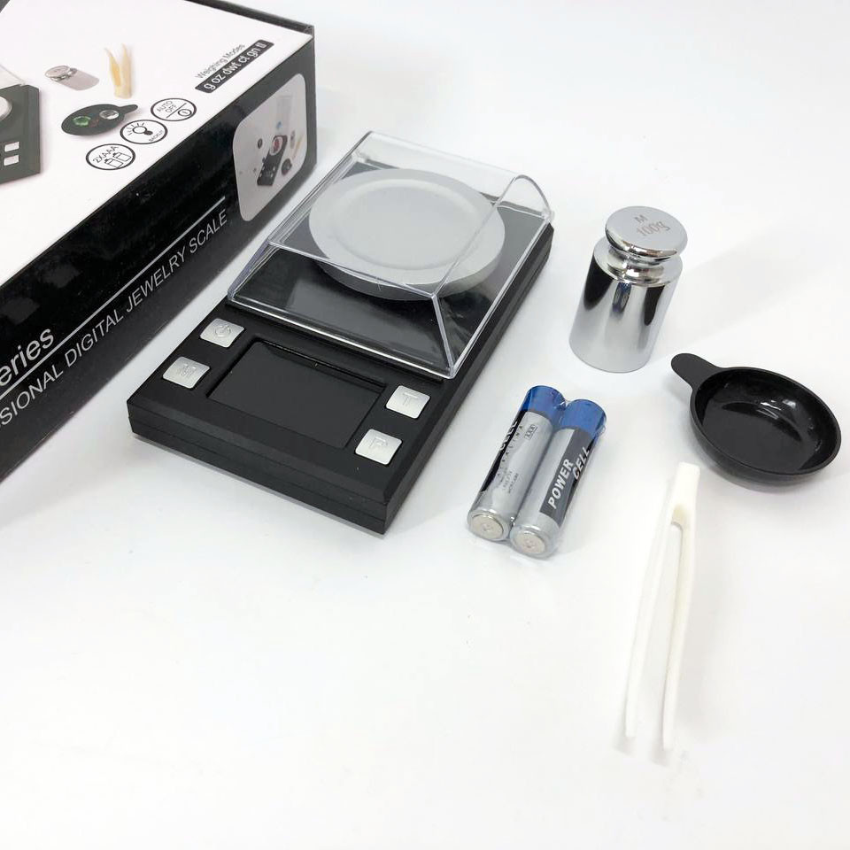 Ваги для вимірювання ваги коштовностей 100г, 0.001г точность Кишенькові на батарейках MA-48 Львів - фото 4