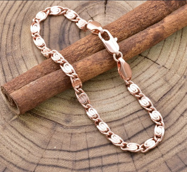 Браслет Xuping Грецький плоский 41446, довжина 21см, ширина 4мм, позолота РО Київ - фото 4