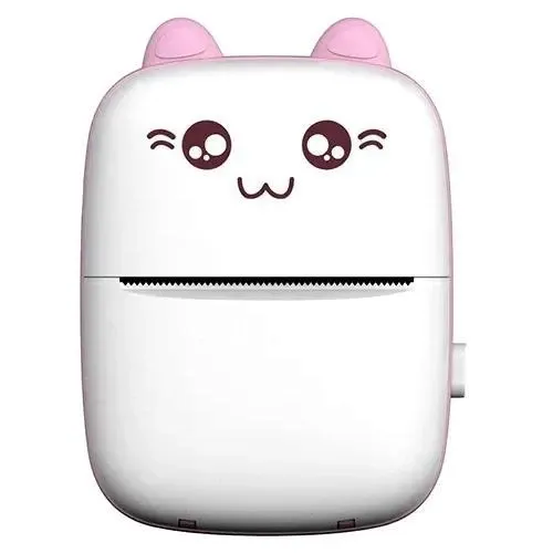 Портативний дитячий Bluetooth принтер Mini printer Mini printer CAT EARS бездротовий з термодруком Одеса