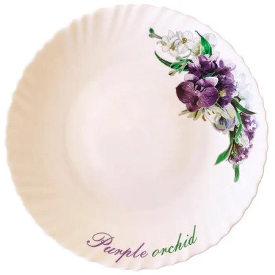 Тарелка Vittora "Фіолетова Орхідея" Wave Dessert 19 см (V-190PO) Винница - изображение 1