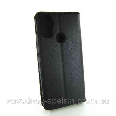 Чохол-книжка Motorola Moto E40 Шкіряний (чорний) Одеса