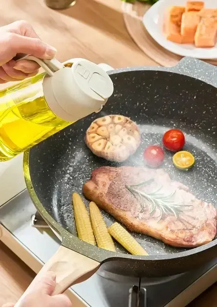 Диспенсер для растительного масла и уксуса / Распылитель дозатор для масла 2 в 1 Коломия - фото 3