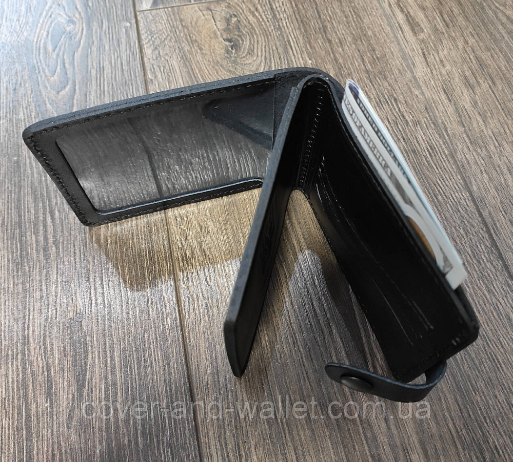 Шкіряна обкладинка портмоне на посвідчення "СБУ"  P_Leather Київ - фото 2