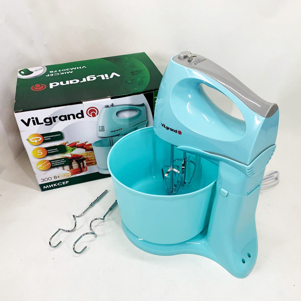 Миксер для кухонной работы ViLgrand VHM3017B 300 Вт, Миксер для смешивания соусов FT-36 Львов - изображение 6