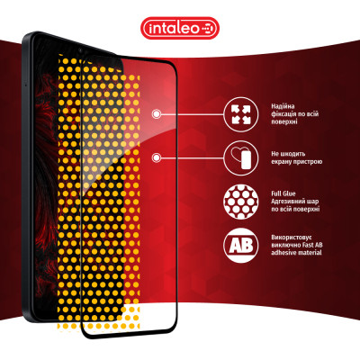 Стекло защитное Intaleo Full Glue Samsung A55 Black (1283126588860) Винница - изображение 7