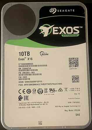 Жесткий диск Seagate Exos X16 10TB SAS. Киев