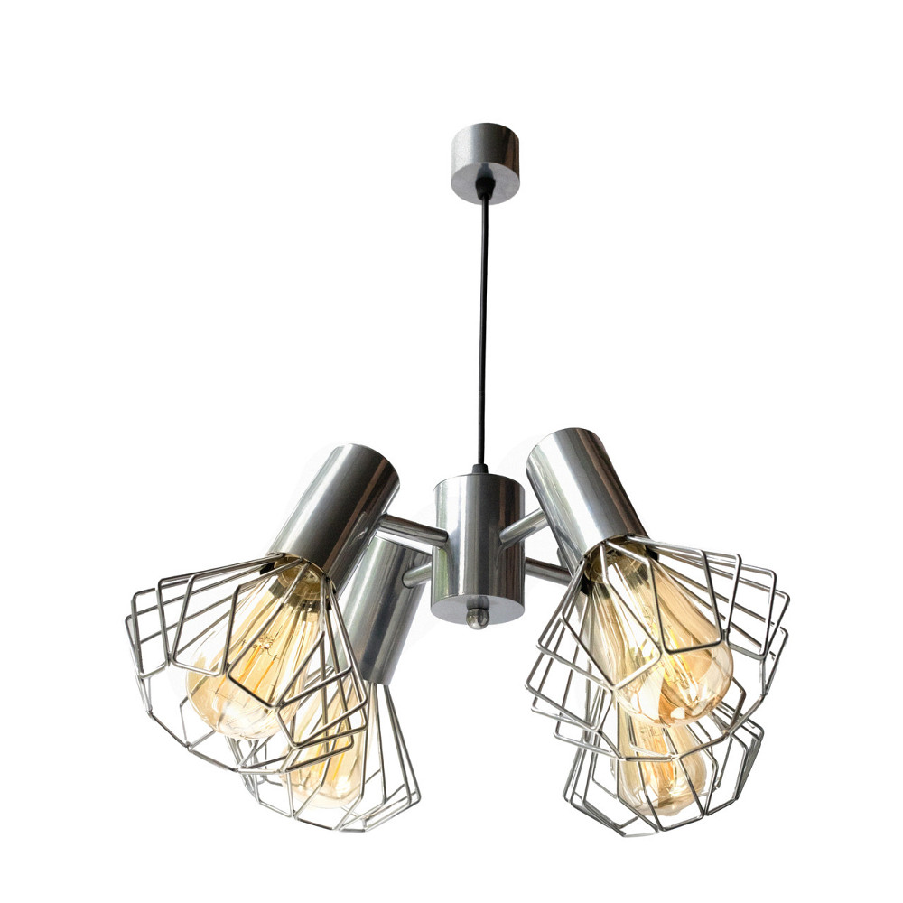 Люстра подвесная MSK Electric Diadem на четыре плафона Е27 NL 22153-4 CR хром Одесса - изображение 4