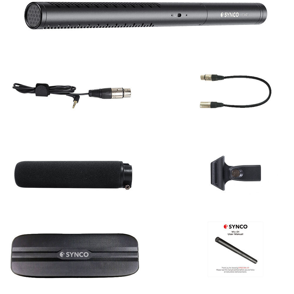 Мікрофон гармата гіперкардіоїдний для голосу SYNCO D1 Київ - фото 8
