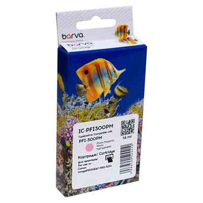 Картридж Barva Canon PFI-300PM 4198C001 530с photo magenta (IC-PFI300PM) Винница