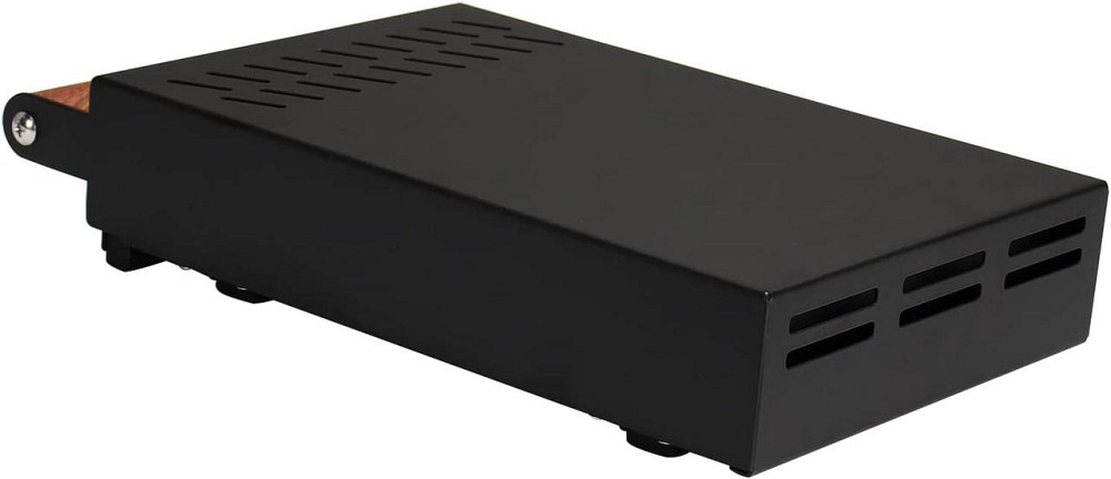 Нок-бокс DIBTSA Espresso Knock Box Drawer чорний нержавіюча сталь знімна штанга неслизьке дно контейнер для кавової гущі Київ - фото 7