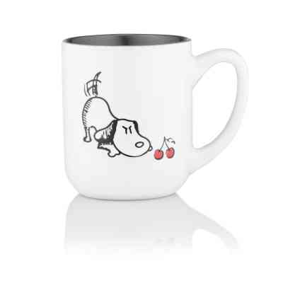 Чашка Ardesto Dog, 380мл, кераміка, біло-сірий (AR3057) Вінниця