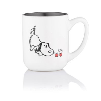 Чашка Ardesto Dog, 380мл, кераміка, біло-сірий (AR3057) Вінниця - фото 3