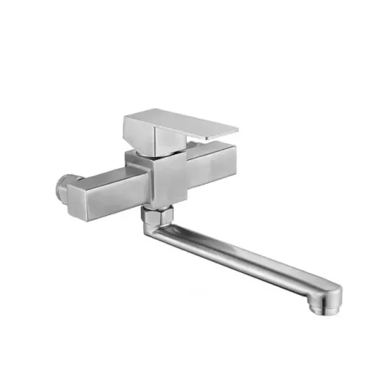 Смеситель настенный для кухни WEZER PRO12-02 нержавеющая сталь, сатин Киев