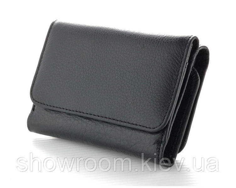 Жіночий шкіряний гаманець (4031) чорний Київ - фото 2