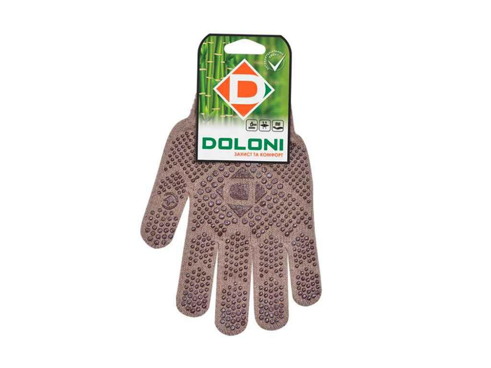 Перчатки с ПВХ рисунком 5702 ТМ DOLONI Киев - изображение 1