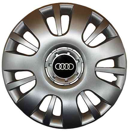Автомобильные модельные колпаки R16 Audi 407 4шт, SJS, серебряные Киев