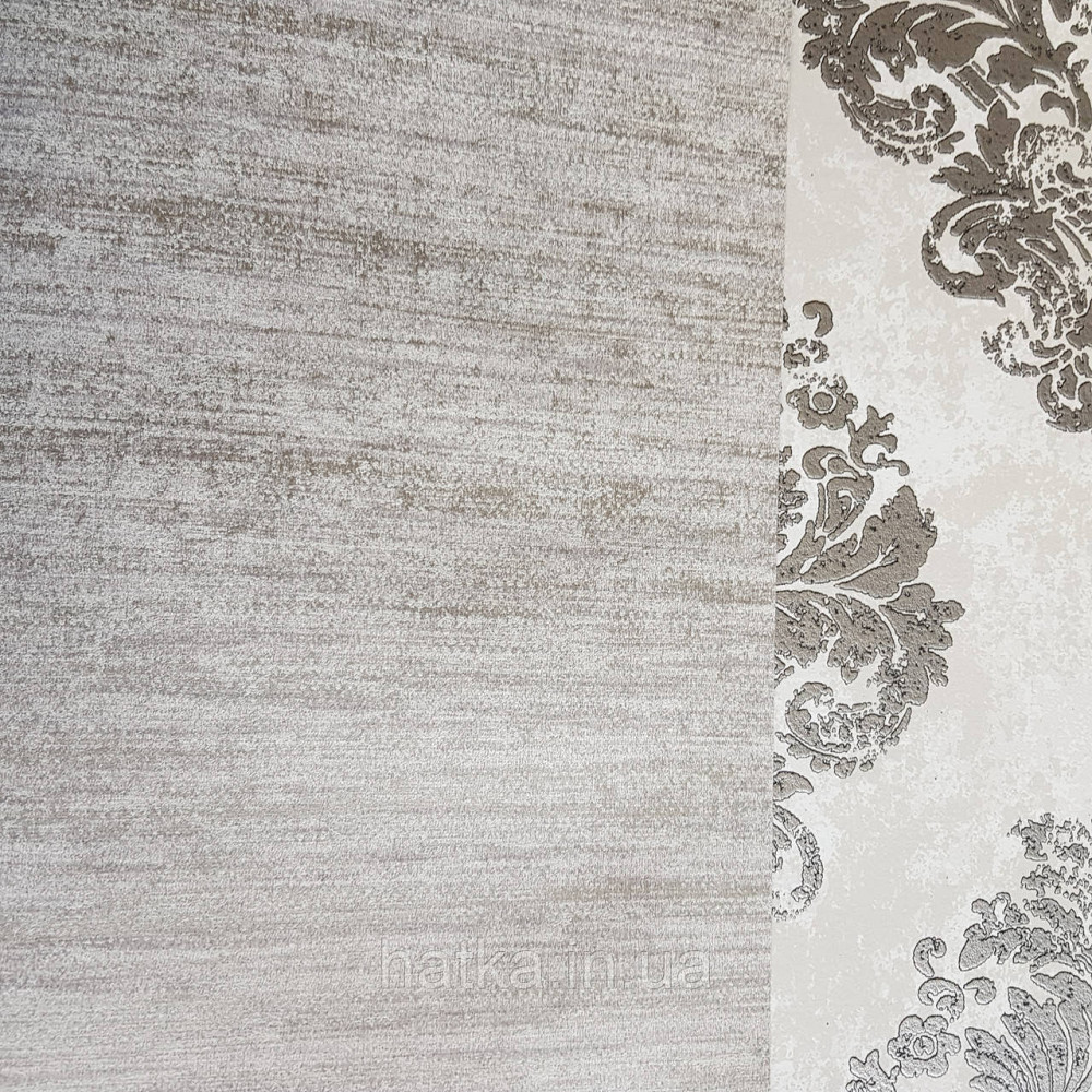 Шпалери флізелінові еко Galerie Metallic FX 0,53Х10 англія горизонтальні смужки розмиті сірі сріблясті Київ - фото 2