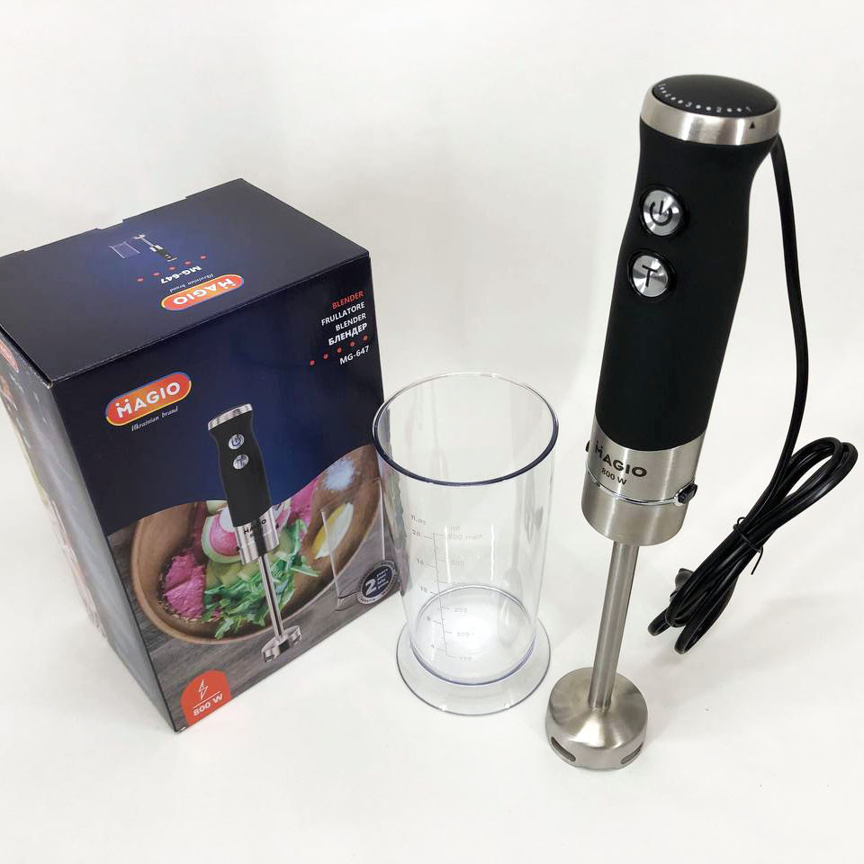 Кухонний блендер з терками, Електричний блендер для збивання нержавіюча сталь EQ-95 Львів - фото 11