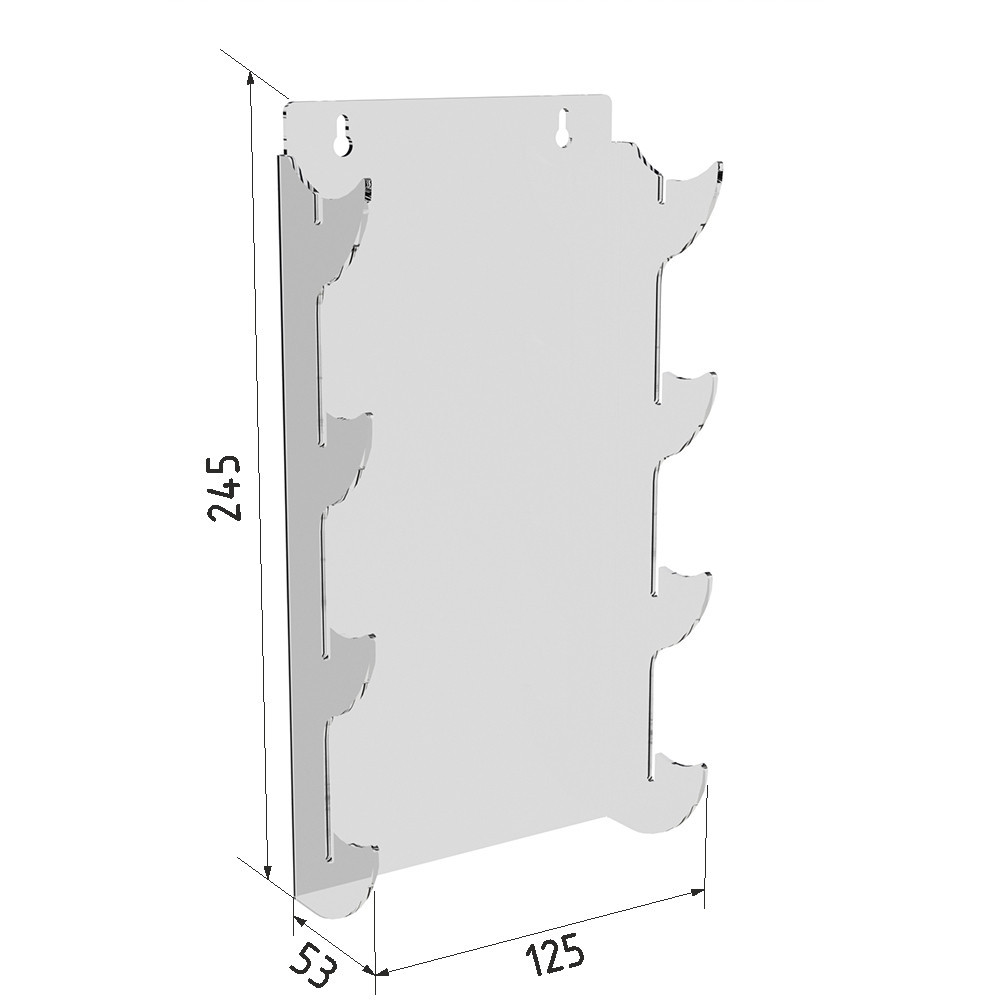 Подставка для ножей EKOSTAR 4 яруса настенная Киев - изображение 3