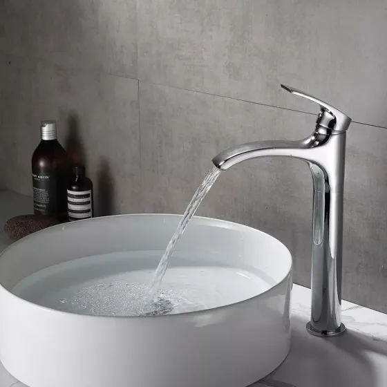 Смеситель для раковины высокий Frap F1069-2 хром Киев