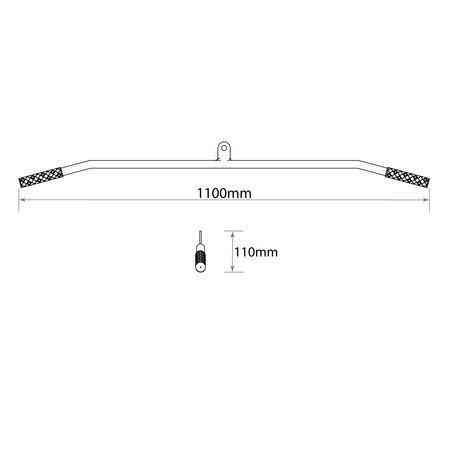 Довгий хват для тяги 110см K-Sport U002 Київ