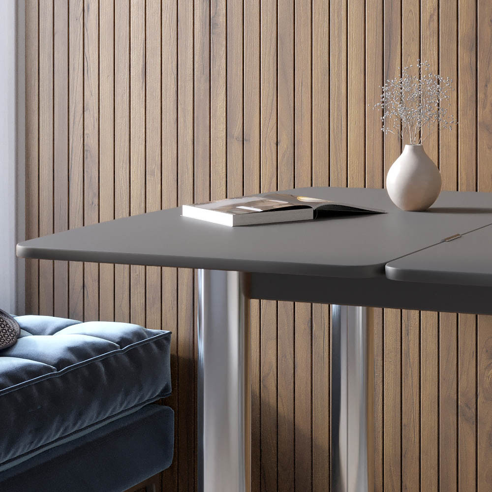 Обеденный стол раскладной LION Нота Нимфея Альба 60x90/90x120 (LION-041286) Львов - изображение 5