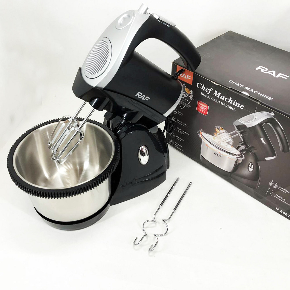 Побутовий міксер з віночками, Міксер віночок для дому, Міксер для крему меду Надійний кухні YU-61 Львів - фото 12