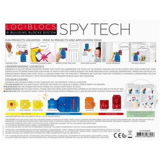 Електронний конструктор 4M Logiblocs Шпигунські гаджети 7 модулів 30 проектів (00-06805) Харків
