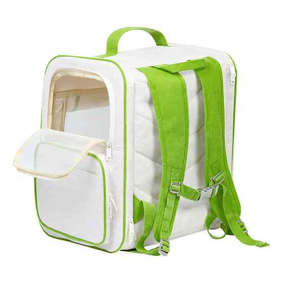 Рюкзак-переноска для котів та дрібних порід собак WAUDOG Relax Eco, 42*34*27 см, до 8 кг Київ