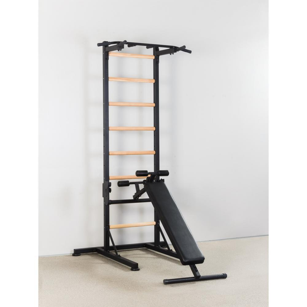 Шведська стінка пересувна UniversalWoodBlack універсальна поперечина з екологічно чистої липи або ясеня Кам'янське - фото 3