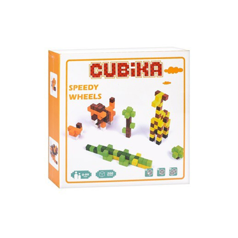 Дерев'яна іграшка Мозаїка MD 1776(Yellow) кубики, наклейки, 200 деталей Вінниця - фото 1