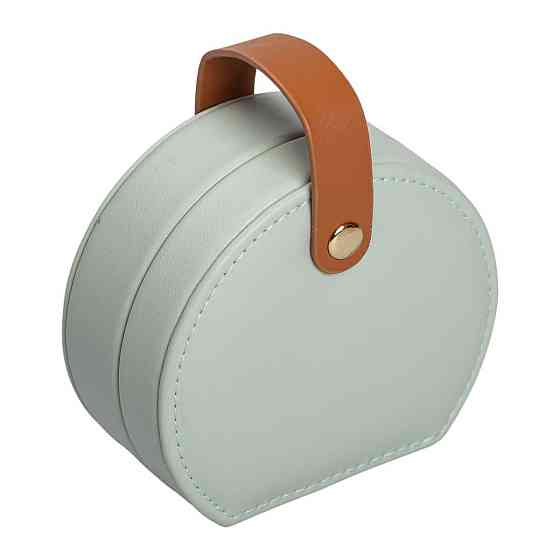 Шкатулка для прикрас з еко-шкіри 10×9 см Київ