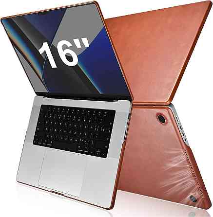 Фірмовий преміальний чохол ICARERFAMILY з натуральної шкіри для MacBook Pro 16 2021 A2485 / 2023 A27 Дніпро
