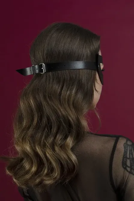 Маска на лицо Feral Feelings - Mistery Mask, натуральная кожа, черная Львів - фото 4