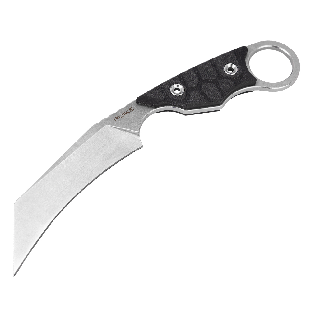 Ніж фіксований туристичний Ruike FS68, (8.6 см) 14C28N / G10 чорний Киев - изображение 11