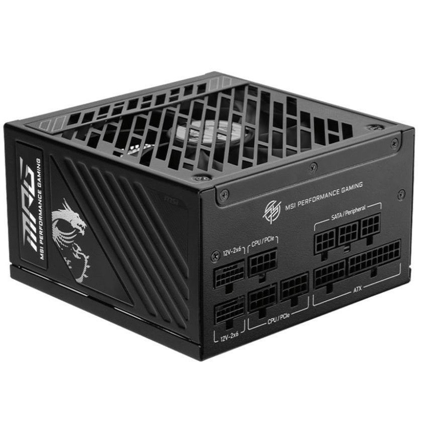 Блок живлення MSI MPG A1250GS PCIE5 1250W Чорний Харків - фото 4